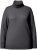 Ulla Popken Turtleneck Ribbed Trim Long Sleeve Sweater Charcoal Grey Melange - Sweatshirts & hoodies - 