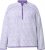 Ulla Popken Striped Knit Long Sleeve Troyer Collar Sweater Purple - Sweatshirts & hoodies - 