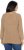 Ulla Popken Two-Tone Mixed Knit Troyer Collar Sweater Caramel - Sweatshirts & hoodies - 