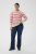 Kaffe Curve Niela Camisola às riscas Cinzento pluma/Rosa mesclado - Pullovers e Malhas - 
