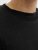 Jack & Jones Brandon Sweatshirt Black - Sweatshirts & hoodies - Sweatshirt & Camisolas com Capuz tamanhos grandes