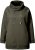 Ulla Popken Drawstring Collar Long Sleeve Sweatshirt Olive - Ulla Popken - 