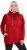 Ulla Popken Drawstring Collar Long Sleeve Sweatshirt Salsa Red - Sweatshirts & hoodies - 