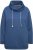 Ulla Popken Drawstring Collar Long Sleeve Sweatshirt Ink Blue - Sweatshirts & hoodies - 