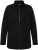 Ulla Popken Modular Fleece Zip Front Jacket Black - Sweatshirts & hoodies - 