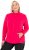Ulla Popken Modular Fleece Zip Front Jacket Magenta - Sweatshirts & hoodies - 