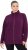 Ulla Popken Modular Fleece Zip Front Jacket Dark Cherry - Sweatshirts & hoodies - 
