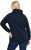 Ulla Popken Rhinestone Snowflake Turtleneck Sweatshirt Navy - Sweatshirts & hoodies - 