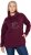 Ulla Popken Rhinestone Snowflake Turtleneck Sweatshirt Dark Ruby - Sweatshirts & hoodies - 