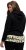 Ulla Popken Ruffle Hem A-line Fit Hooded Sweatshirt Black - Sweatshirts & hoodies - 
