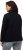 Ulla Popken Tonal Leopard Print Longline Zip-Up Sweatshirt Black - Sweatshirts & hoodies - 