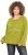 Ulla Popken Embroidered Freedom Rolled Edge Sweatshirt Avocado Green - Sweatshirts & hoodies - 