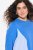 Ulla Popken Pinstripe Gore Long Sleeve Sweatshirt Peacock Blue - Sweatshirts & hoodies - Sweatshirts, Hoodies e Malhas Aconchegantes