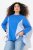 Ulla Popken Pinstripe Gore Long Sleeve Sweatshirt Peacock Blue - Sweatshirts & hoodies - Sweatshirts, Hoodies e Malhas Aconchegantes