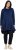 Ulla Popken Flounce Panel Long Sleeve Sweatshirt Dress Navy - Sweatshirts & hoodies - 