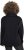 Ulla Popken Chain Fringe Smooth Fleece Sweatshirt Black - Sweatshirts & hoodies - 