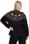 Ulla Popken Norwegian Style Christmas Sweater Black - Sweatshirts & hoodies - 