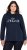 Ulla Popken Moin Graphic Sweatshirt Navy - Sweatshirts & hoodies - 