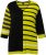 Ulla Popken Mixed Stripe 3/4 Sleeve Colorblock Sweater Apple Green - Sweatshirts & hoodies - 