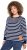 Ulla Popken Striped Drawstring Hem Sweatshirt Navy - Sweatshirts & hoodies - 
