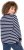 Ulla Popken Striped Drawstring Hem Sweatshirt Navy - Sweatshirts & hoodies - 