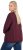 Ulla Popken Sparkling Sequin Bows Christmas Sweatshirt Plum - Sweatshirts & hoodies - 