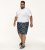 D555 Cleethorpes Hawaii Printed Swimshorts Navy - Roupa de banho - Calções de Banho Homem Tamanhos Grandes