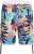 Kam Jeans 3018 Panelled Floral Swimshorts Navy - Roupa de banho - Calções de Banho Homem Tamanhos Grandes