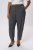 Kaffe Curve Merla Calças Dark Grey Melange - Jeans & Calças Femininas em Tamanhos Grandes – Plus Size - 