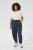 Kaffe Curve Merla Calças Azul-marinho meia-noite - Jeans & Calças Femininas em Tamanhos Grandes – Plus Size - 