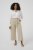 Kaffe Curve Pheolo Cropped Pants Feather Grey - Calças de tecido - 