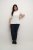 Kaffe Curve Carina T-shirt Chalk - T-shirts - 