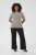 Kaffe Curve Lizzy Camisola às riscas Bege/Preto - T-shirts estampadas para mulher - 