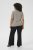 Kaffe Curve Lizzy Camisola às riscas Bege/Preto - T-shirts estampadas para mulher - 