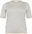 Kaffe Curve Lizzy Camisola às riscas Bege/Azul suave - T-shirts estampadas para mulher - 
