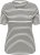Kaffe Curve Lia Flower T-Shirt Chalk/Deep Black - T-shirts - 
