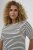 Kaffe Curve Lia Flower T-Shirt Chalk/Deep Black - T-shirts - 