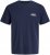 Jack & Jones Brandon T-Shirt Blue - T-shirts - T-shirts Homem Tamanhos Grandes