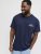 Jack & Jones Brandon T-Shirt Blue - T-shirts - T-shirts Homem Tamanhos Grandes