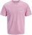 Jack & Jones Brandon T-Shirt Pink - T-shirts - T-shirts Homem Tamanhos Grandes