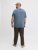 Jack & Jones Edenver T-Shirt Blue - T-shirts - T-shirts Homem Tamanhos Grandes