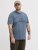 Jack & Jones Edenver T-Shirt Blue - T-shirts - T-shirts Homem Tamanhos Grandes