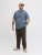 Jack & Jones Edenver T-Shirt Blue - T-shirts - T-shirts Homem Tamanhos Grandes