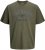 Jack & Jones Edenver T-Shirt Khaki - T-shirts - T-shirts Homem Tamanhos Grandes