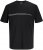 Jack & Jones Cofusion T-Shirt Black - T-shirts - T-shirts Homem Tamanhos Grandes