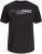 Jack & Jones Blaneo Short Sleeve T-shirt Black - T-shirts - T-shirts Homem Tamanhos Grandes