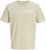 Jack & Jones Blaneo Short Sleeve T-shirt Beige - T-shirts - T-shirts Homem Tamanhos Grandes