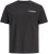 Jack & Jones Oscar T-Shirt Black - T-shirts lisas - T-shirts lisas tamanhos grandes