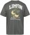 North Latitude 61317 T-Shirt Slub Com Estampa Nas Costas Verde Poeira Escuro - T-shirts - T-shirts Homem Tamanhos Grandes