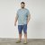 North Latitude 61318 T-Shirt Com Estampa All Over Azul Poeira - T-shirts - T-shirts Homem Tamanhos Grandes